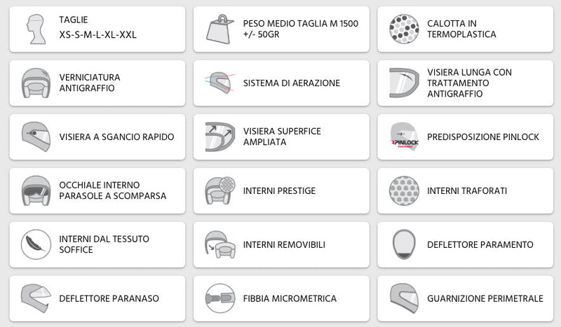 Casco Integrale per Scooter Visiera Lunga CGM Tampere Mach 2 316G Giallo Fluo Opaco Varie Misure