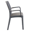 Sedia indiana 57x59x86 h cm in Wicker Taupe