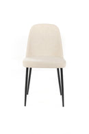 Set 4 Sedie 55x46xH85 cm in Tessuto Tamara Beige