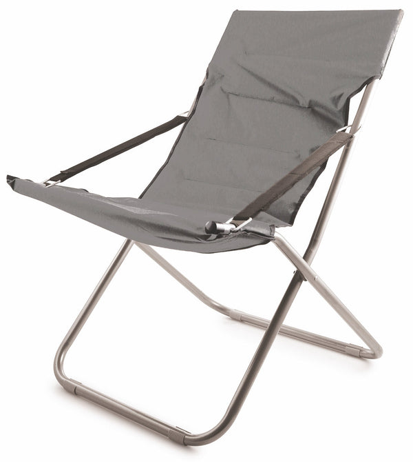 Faltbarer Canapone-Liegestuhl in Oxford 600D Soriani Panama Grey acquista