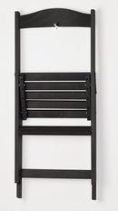 Sedia Scala Pieghevole 51x41xh75 cm in Legno Faggio Massello Grigio Scuro