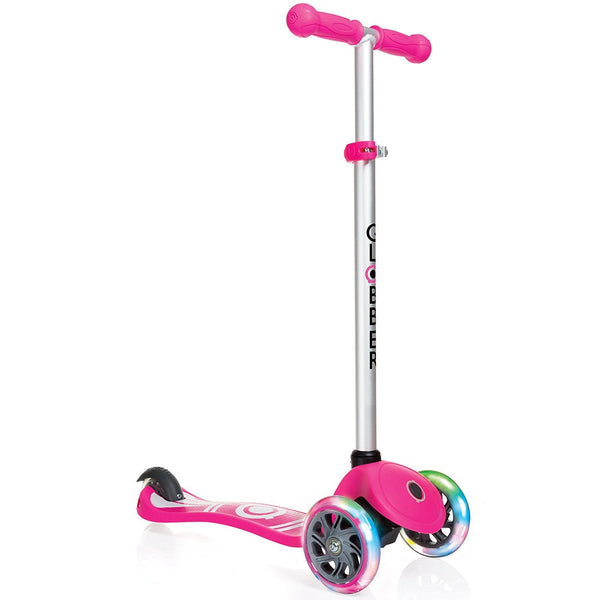 sconto Roller mit 3 LED-Rädern 3 Höhen max. 50 kg Globber FIRST Fantasy leuchtet rosa Marke