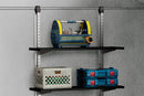 Scaffalatura 3 Ripiani per Casetta da Giardino 97x30 cm Altezza Regolabile Struttura in Metallo Keter Shelving Kit 100