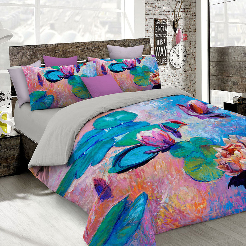 Copripiumino con stampa sul Sacco e Federe Matrimoniale