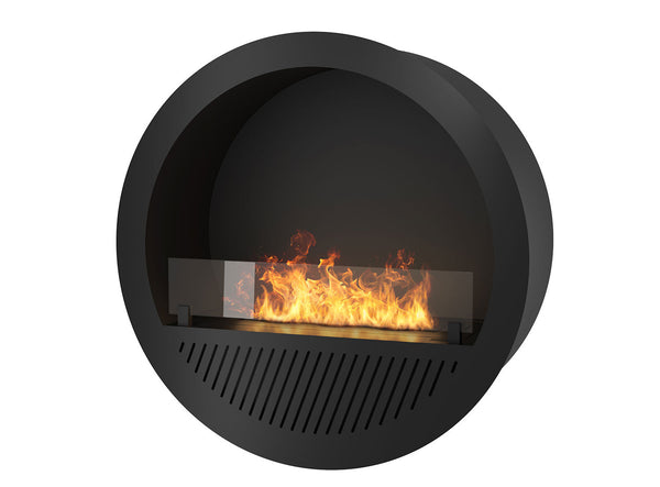 Camino a Bioetanolo da Incasso Ø74x30 cm Incyrcle Slim Inside Nero sconto