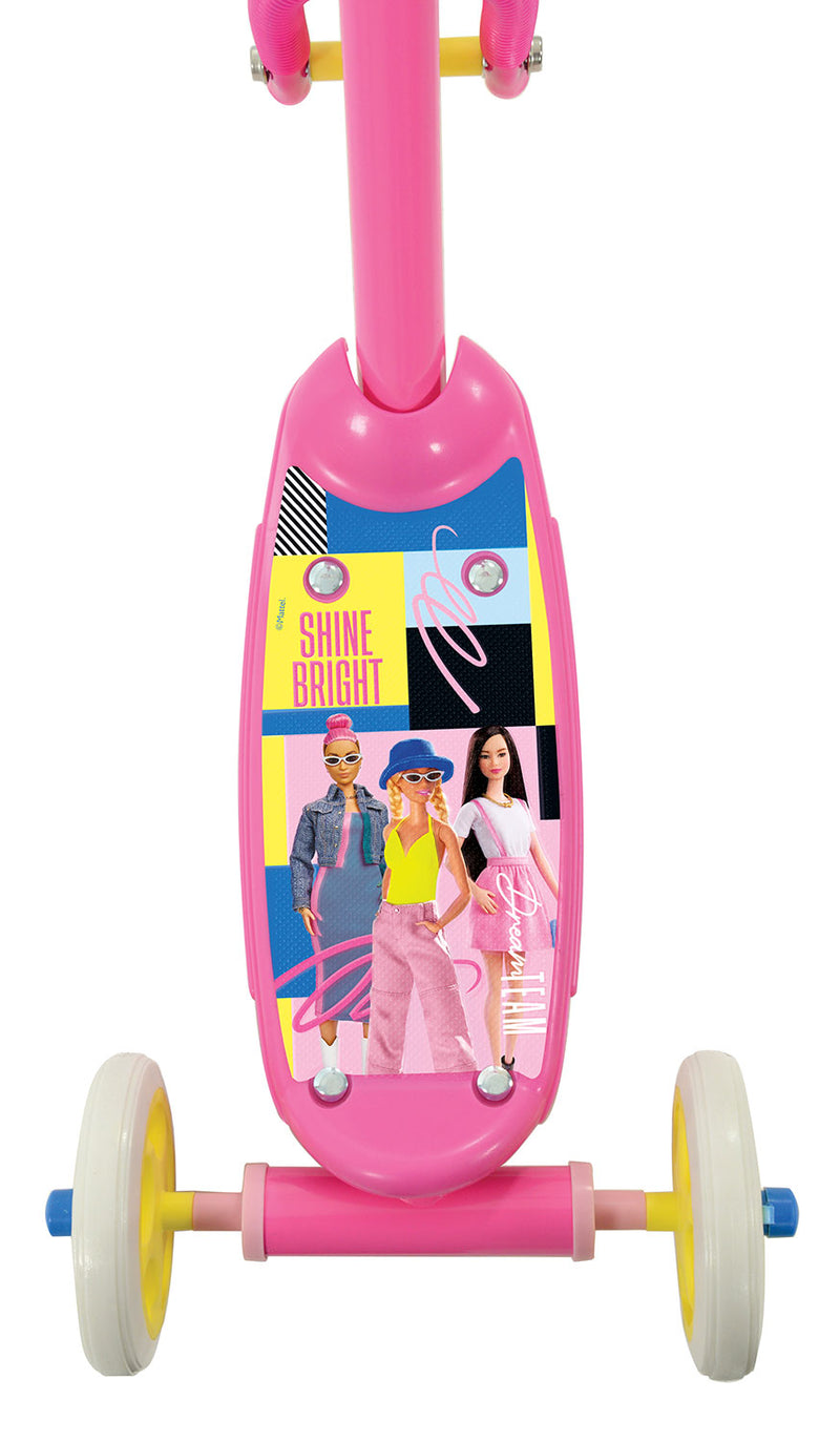 Monopattino a 3 Ruote Ruote in EVA antiforatura Barbie Rosa  