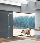 Doccia da Esterno Giardino Miscelatore e Lavapiedi Arkema Funny Yang Dove Grey