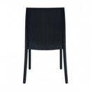 Sedia da Giardino Virginia 47x59x86 h cm in Wicker Antracite
