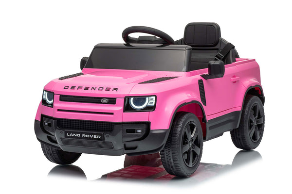 sconto Macchina Elettrica per Bambini Licenza Land Rover Defender Small 12V con Telecomando Rosa