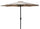 Becker Beige Metall Sonnenschirm Ø3m