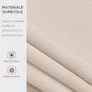 Tenda da Sole Avvolgibile a Parete 3x2,5m in Alluminio e Poliestre Beige