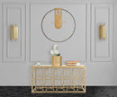 Tavolo da Caffé Bubbles 90x60x45 cm in Ferro e Specchio Oro e Argento