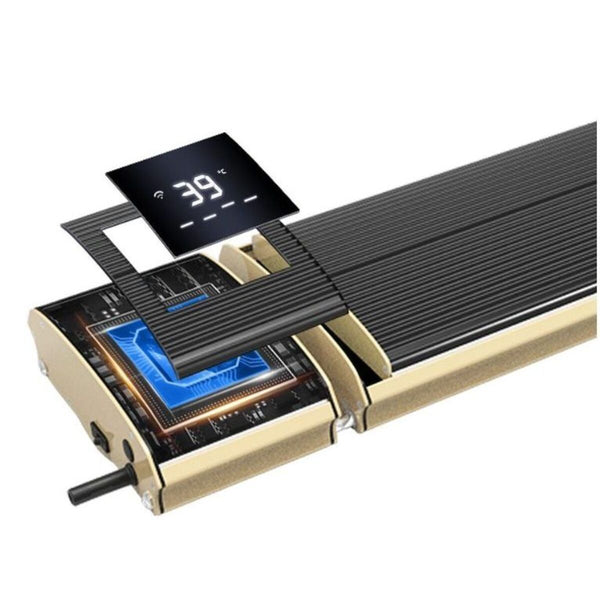 Infrarot-WLAN-Heizstrahler 159,5 x 18,9 x 6,7 cm 2400 W Sined Black sconto