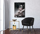 Poltrona Paris 62x58x78 cm in Legno Spugna Metallo e Poliestere Nero e Oro