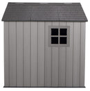 Casetta Box da Giardino Porta Utensili 238x223 cm in Polietilene Grigio