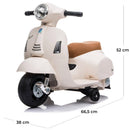 Piaggio Mini Vespa Primavera Elettrica 6V per Bambini Bianca