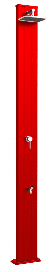 acquista Doccia da Esterno Giardino Miscelatore e Lavapiedi Arkema Spring S Arancio