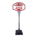 Canestro da Basket Esterno Altezza Allungabile 190-260 cm in Ferro 