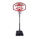 Canestro da Basket Esterno Altezza Allungabile 190-260 cm in Ferro 