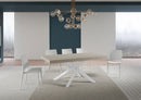 Tavolo Allungabile 180-284x90x77 cm Volantis Premium Cashmere Telaio Bianco 