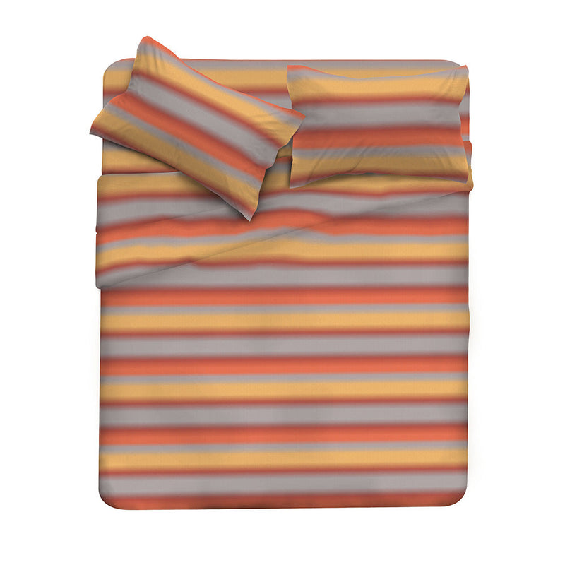 Set lenzuola stampa sopra Sotto e Federe Sfumato