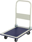 Carrello Portapacchi Portattutto da Trasporto con Manico Pieghevole e Tappetino