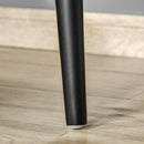 Consolle Trucco con Specchio e Sgabello in Truciolato Grigio