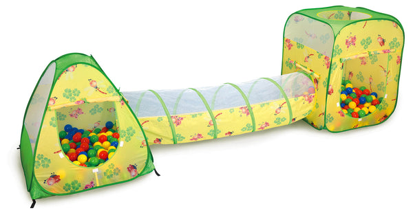 Tunnel 3 in 1 Spiel für Kinder mit 100 Miller Balls sconto