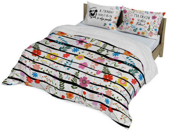 Bettbezug für Doppelbett mit bedrucktem Kissenbezug Shine 15 online