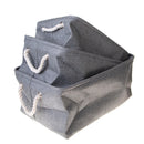 Set 3 Contenitori in Tessuto 45 cm