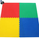 Tappeto Puzzle Maxi per Bambino 4pz 60x60 cm Colorati in Gomma EVA