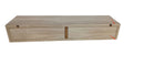 Mensola da Parete con 2 Cassetti 88,2x13,4x23,7 cm in Fibra di Legno Domino Maxi Rovere Sagerau Seconda Scelta
