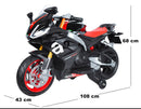 Moto Elettrica per Bambini 12V con Licenza Aprilia RS660 Nera