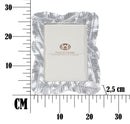 Cornice Lefy Silver 23x2,5x27,5 cm in Poliresina e Vetro