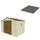 Boden für Gartenbox 325 x 240 x 233 cm aus grauem Kunststoff