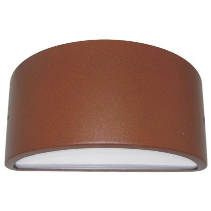 prezzo Half Moon Wandleuchte Geschlossene Farbe Corten für Outdoor Umbe Sovil Line