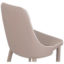 Set 4 Sedie 47x45x46 cm in Similpelle da Interno Tortora