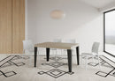 Tavolo Allungabile 120-224x90x77 cm Flame Cashmere Telaio Antracite