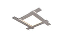 Plafoniera da Interno a LED in Metallo Nickel Opaco