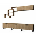 Parete attrezzata LOSTA rovere 210 cm