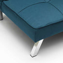Divano Letto 175x83x74 cm in Tessuto Blu