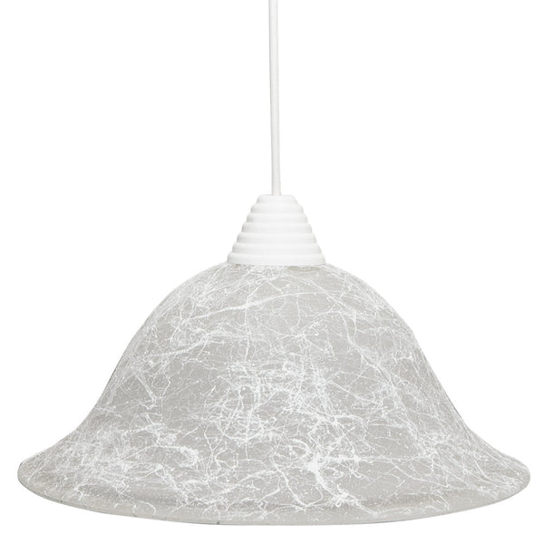 Aufhängung D30 1xE27 Weißer Rahmen Weißes Filamentglas E-Energy Iole prezzo