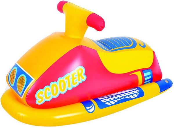 acquista Aufblasbares Aufsitzspiel für Kinder Scooter 91x51cm Gelb Jilong