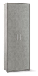 Armadio 2 Ante 71x199x41 cm Cemento