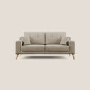 Divano 3 Posti 206x95x91 cm in Tessuto Beige
