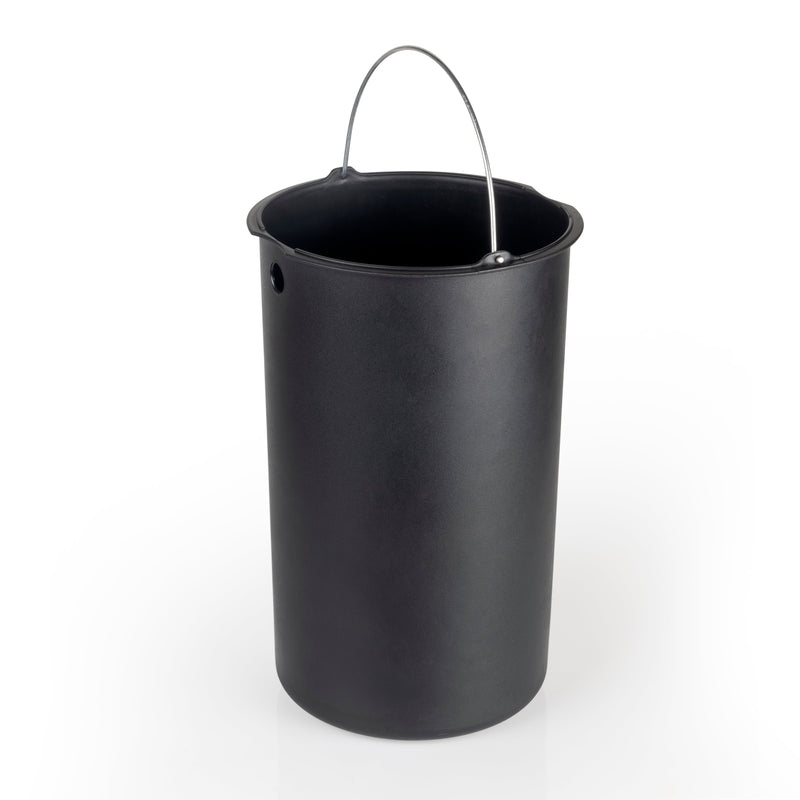 Pattumiera Rotonda Ø25x42 cm Apertura Automatica in Acciaio Emuca