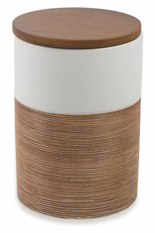 Set 3 Barattoli Sale Caffè Zucchero in Gres Villa d'Este Home Tivoli Natural