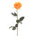 Set 8 Kunstrosen Offen Höhe 74 cm Orange