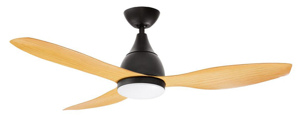 sconto Deckenventilator mit 3 Flügeln und LED Ø130 cm 5 Geschwindigkeit Martec Vantage Wood