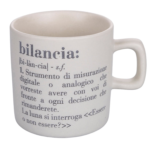 Zodiaco Kaffeetasse "Libra" Ø6x6,5 cm in Bone China Villa D'este Home Tivoli Weiß acquista